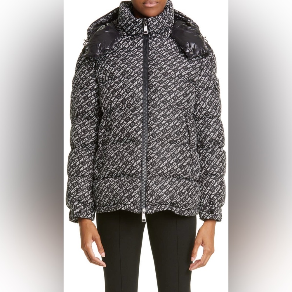 Moncler Black and White Puffer Jacket